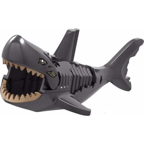 6Pcs Colors LELE The Caribbean of Pirates Ghost Zombie Sharks Figure Blocks Construction Bricks Building Toys For Children