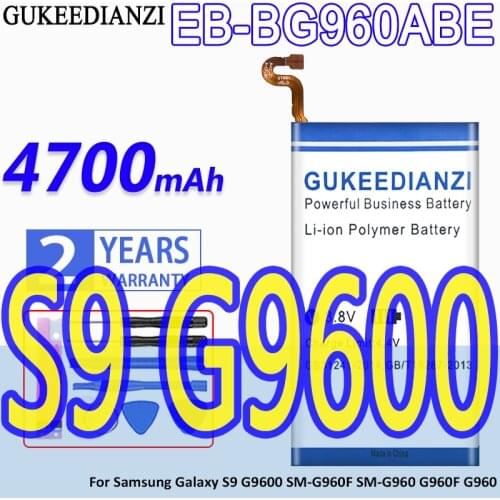 GUKEEDIANZI EB-BG960ABE 4500mAh Rechargeable Battery For Samsung Galaxy S9 G9600 SM-G960F SM-G960 G960F G960 G960U G960W +Tools