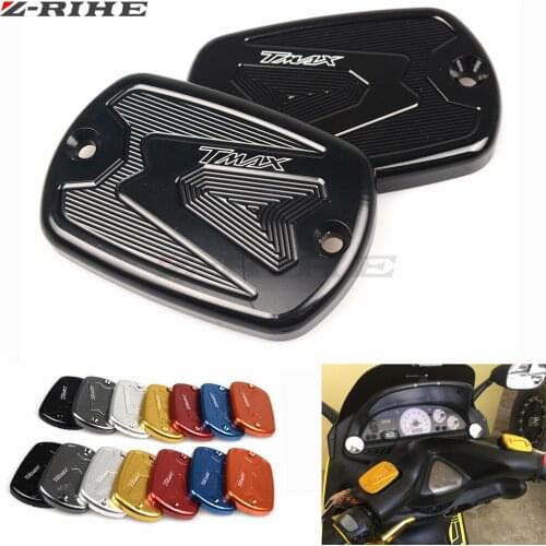 For Tmax 530 500 CNC Brake Fluid Reservoir Cap Cover For Yamaha T Max T-Max 500 2008-2011 Tmax 530 2012 2013 2014 2015