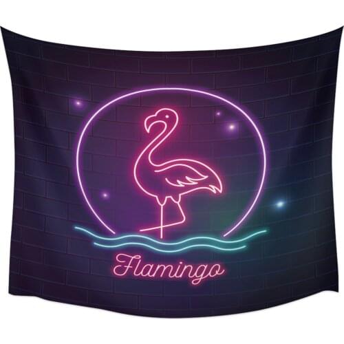 Flamingo Animal Colorful Wall Tapestry Home Wall Decor Bedroom Tapestry Wall Hanging Yoga Mat Picnic Mat
