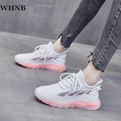 Fashion Korean Women Shoes Breathable Mesh White Sneakers Women Spring Flat Casual Shoes Walking Outdoor Vulcanize Shoes Woman