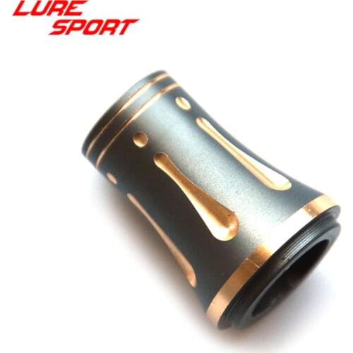 LURESPORT 4pcs Front Aluminum cap Drip shape Reel Seat part 2 Colors Fishing Rod Building Component Repair rod DIY Accessory