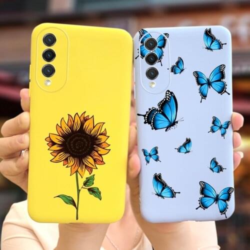 Cute Sunflower Case For Honor X20 SE Case Soft Silicone Back Cover For Huawei Honor X20 SE X20Se Phone Cases 6.6'' Fundas Bumper