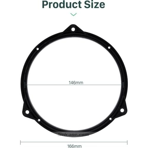 Seicane For Hyundai/KIAS 146*166mm Car Speaker Spacer Hottest Auto Car Ring Speaker Mat Plates Bracket