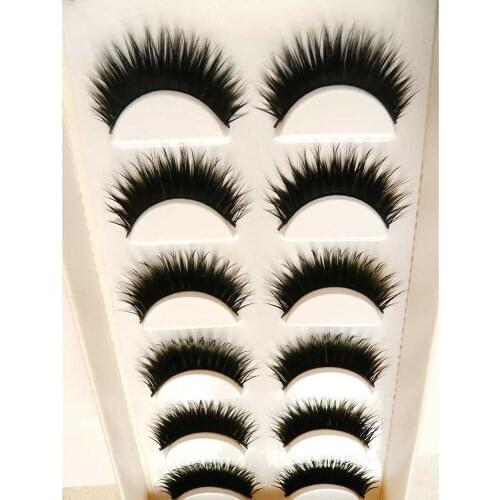 Eyelashes 6 Pair Eye Lashes Extension Handmade Natural False Eyelashes Womens Fashion Natural False Eyelash 2019 Jan23
