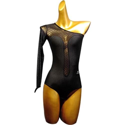 See also Fanyu Latin dance suit womens new bodysuit diagonal shoulder LONG SLEEVE BODYSUIT dance BODYSUIT