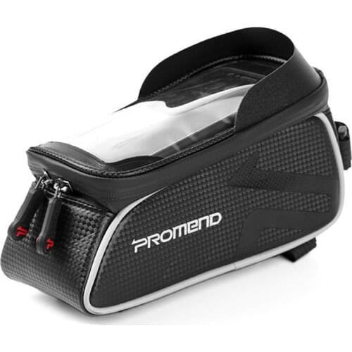 Bicycle Front Frame Bag for MTB Road Bikes Waterproof Cycling Phone Holder Touch Screen Portable Phone Bag with Rain Cover Hot