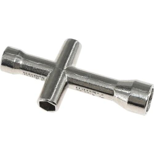 Zinc Alloy M2 M2.5 M3 M4 Screw Nut Hexagonal Cross Wrench Sleeve Maintenance Accessories 4 Size Car Cross Sleeve Wrench