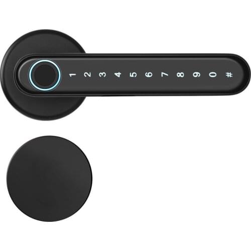 Indoor room bedroom office fingerprint lock household wooden door password electronic smart lock all graffiti TUYA wisdom