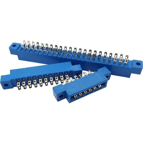 1Pcs 805 Series Strip Connector 3.96mm Pitch PCB Mount Card Edge Connectors Connecting Finger Socket Wire Terminal 8P-72Pin