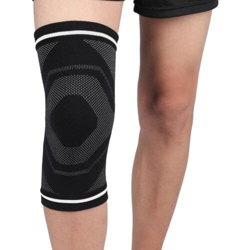 1PC Knee Pad Sleeve Thermal Knit Compression Leg Supports Bandage Protector For Running