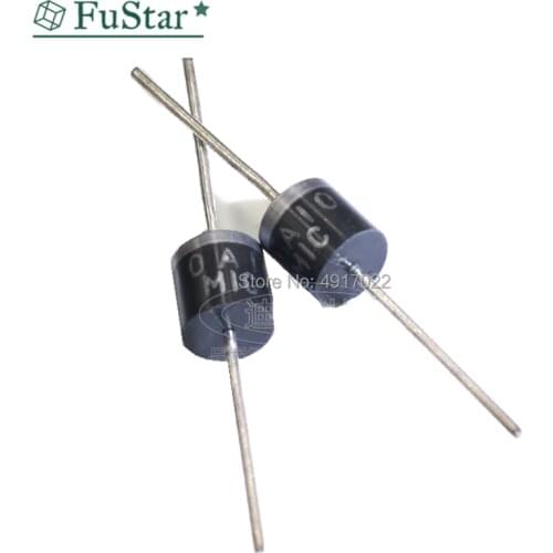 10PCS Electrical Axial Rectifier Diode 10A10 R-6 DIP 10A 1000V 10a10
