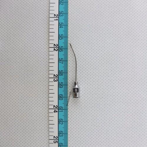 10pcs/lot 0.8mm x 45mm #8 Curved/Straight Hand Feeding Rearing Gavage Needle Medication Tube Cage Birds Mice