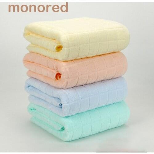 100% Cotton High Absorbent Large Towel Bath Towel 70*140cm Thick Comfortable Bathroom Towel Towel 4 Beach Comfortable Colors
