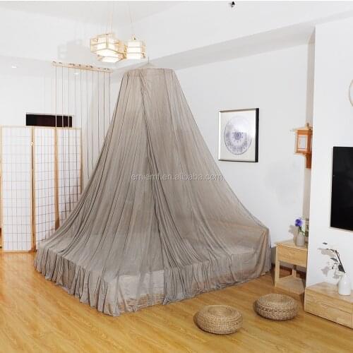 100% Silver Mesh Fiber Bed Canopy For RFID EMF Blocking Mosquito Net To Block 5G