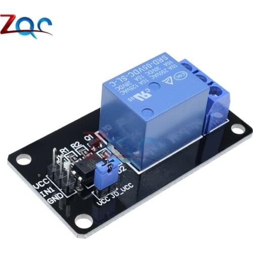 5V 1 Channel Relay Module Low Level Trigger Optocoupler Driver Relay for Arduino PIC AVR DSP MCU Max 10A 250VAC/30VDC