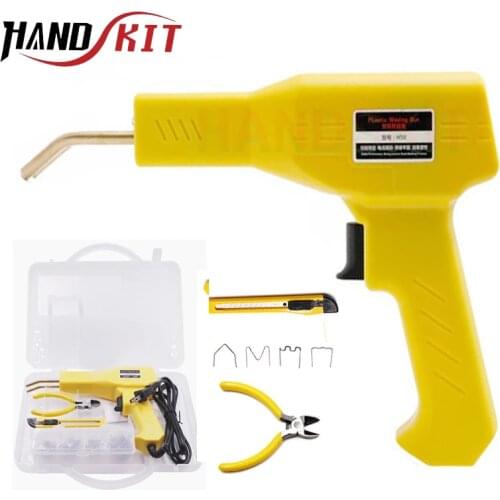 50W Plastic Welder Garage Tools Hot Staplers Machine Staple PVC Repairing Machine Car Bumper Repairing Stapler Welding Tool