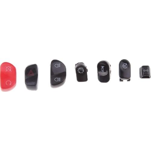 7pcs/set Hand Control Switch Housing Button Cover Cap Kit for VICTORY