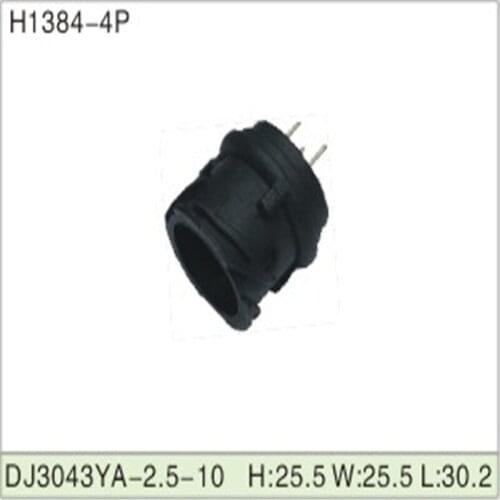 Free shipping 500pcs DJ3043YA-2.5-10 4Pin 2.5mm AMP Car Electrical Wire Connectors for VW,BMW,Audi,Toyota,NISSAN AND other