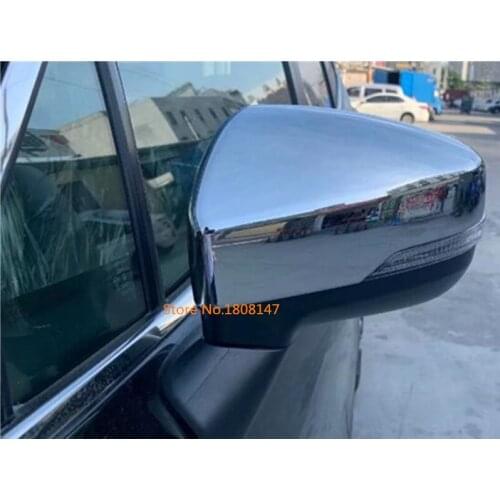 For Subaru Forester 2018 2019 2020 ABS Chrome Decoration Car Stick Rear View Rearview Side Glass Mirror Cover Trim Frame