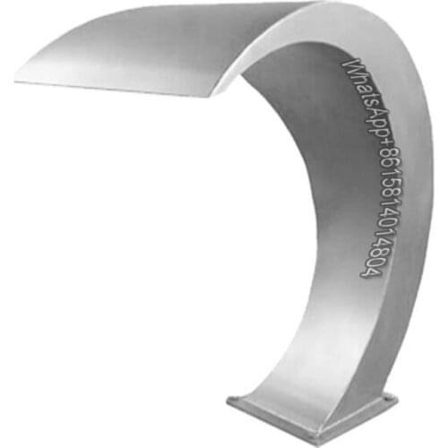 Stainless steel garden waterfall fountain,garden fountain,Swimming pool water feature,Water curtain,Hotel water spray H350*D100