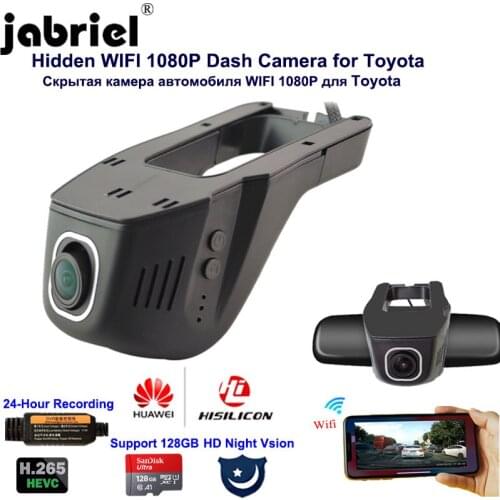 HD1080P Dash Cam Auto WIFi Night Vision Car Camera DVR 24H recorder for toyota corolla rav4 avensis t25 yaris chr Volkswagen