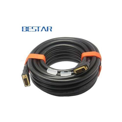 OD10mm DVI-D DVI To DVI (24+1) Male to Male Cable 1.5m / 3m / 5m / 10m / 15m / 20m Dual channel Digital Link For Cabling system