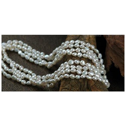 Classic 11-12mm south sea white baroque pearl necklace 925silver 100