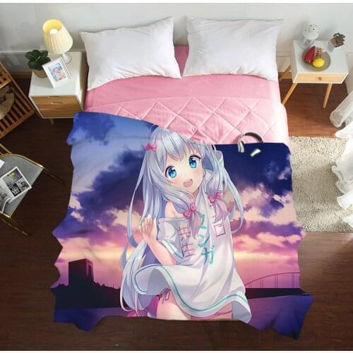 Mxdfafa Anime Eromanga Sensei Summer Quilts 3D Luxury bedding Good Quality Bed Cover Children Adults Duvet Soft Comforter