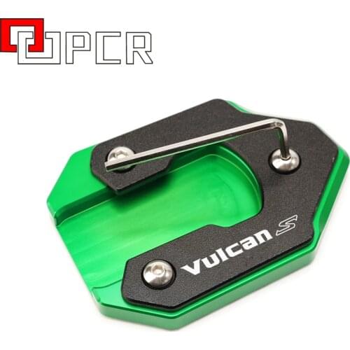 Motorcycle CNC Kickstand Foot Side Stand Extension Pad Support Plate For KAWASAKI Vulcan S 650 VN650 2015-2021 2020 2019 2018