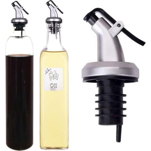 Olive Oil Sprayer Liquor Dispenser Wine Pourers Flip Top Drink Wine Stopper Leak-proof Nozzle Kitchen Tools kitchen Accesories