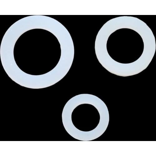 1/2" 3/4" 1" Silicone Gaskets Garden Water Connectors Seal Rings Garden Hose Faucet O-Ring Leakproof Sealing Rings 10 Pcs