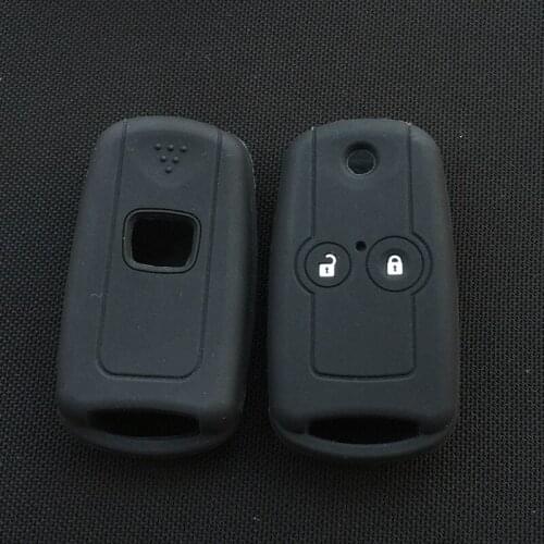 Silicone car key cover case for Honda Acura Civic Accord Jazz CRV HRV 2button Key Case