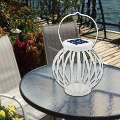 Outdoor Hanging Lamp Solar Power Energy LED Lantern Light Water Resistance for Patio Garden Night Lamp Decoration