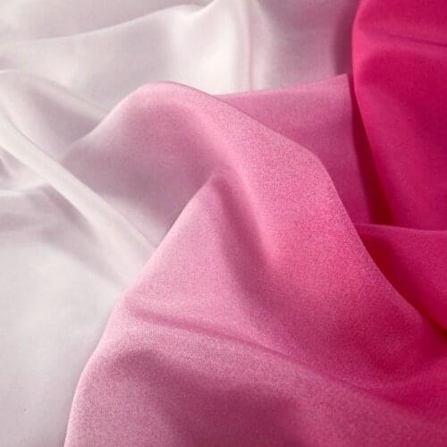 100cm*120cm Thick Chiffon Fabric Ombre Gradient Party Dress Material Koshibo