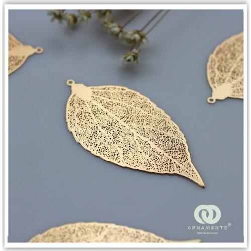 Vintage Gold Metal Bookmark Marque Page Peanut Leaf Markers For Books Stationery Gift School Supplies Gift Party Favors