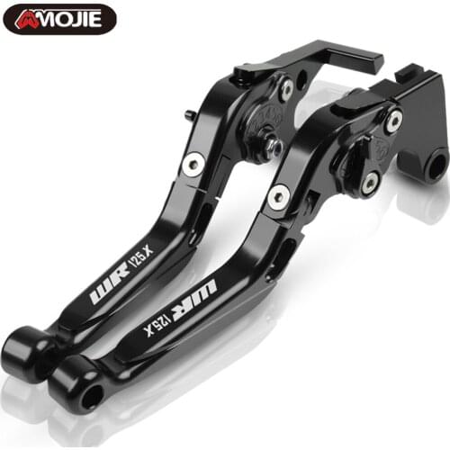 Motorcycle Extendable Adjustable Handle Levers Brake Clutch Lever For YAMAHA WR125X WR125 X 125X 2012 2013 2014 2015 2016