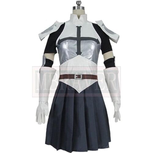 2020 Fairy Tail Dragon Cry Erza Scarlet Outfit Uniform Cosplay Costume Custom Made Any Size