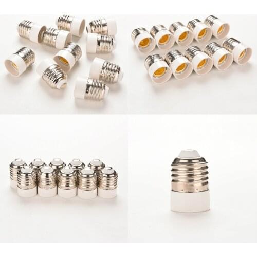 5Pcs/Base type Adapter E27 to E14 Fireproof Material Conversion lamp Holderlot Electrical Socket light Bulb good quality