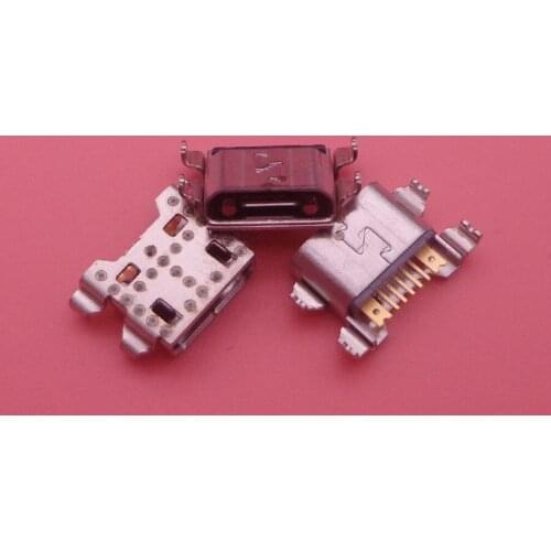 50pcs Micro mini USB jack socket charging Port Dock replacement Connector Repair parts For HTC Desire 10 Pro