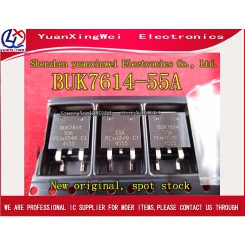 "Free shippin 10pcs/lot BUK7614-55A BUK7614-55 BUK7614 55A TO-263 new original "
