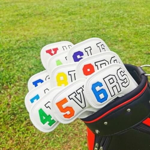 Golf irons Cover irons Clubs PU Leather Golf Headcover golf accessory