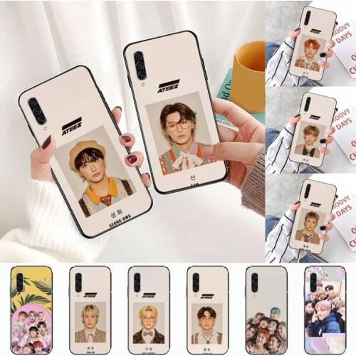 ATEEZ HongJoong SeongHWA Phone Case For Samsung S6 S7 edge S8 S9 S10 e plus A10 A50 A70 note8 J7 2017