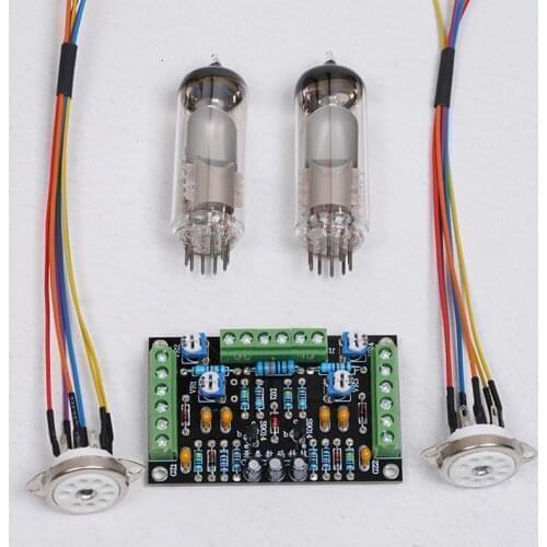 Dykb 6E1 tube Cat Eye driver board kit dual-channel driver board fluorescent level indicator drive amplifier DIY Audio DC 12V