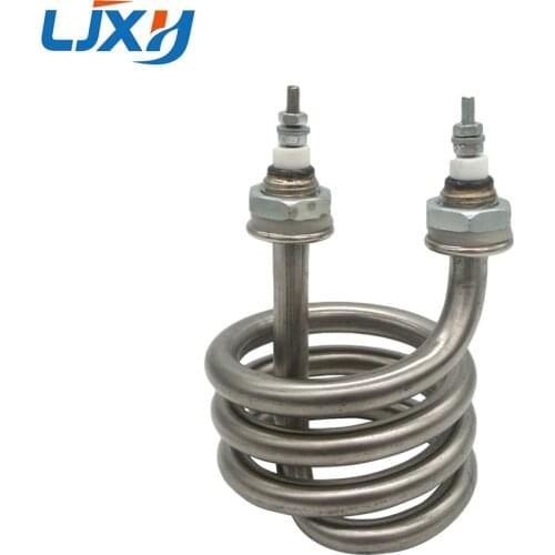 LJXH 220V/380V Electric Water Distiller Heating Heater Element 2.5KW/3KW/4.5KW Spiral Stainless Steel Immersion Heater Pipe