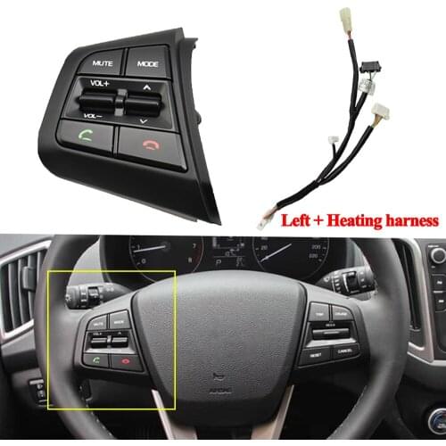 For H yundai ix25 (creta) 1.6 2.0 Steering Wheel Cruise Control Buttons Remote Control Volume Button MUSIC LEFT BUTTON
