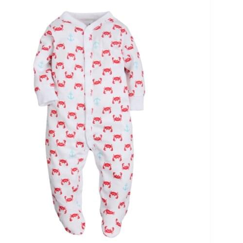 Babies Boys Long Sleeve Clothes Baby Girls Romper Newborn Toddler Infant 0-12 Months One Piece Rompers