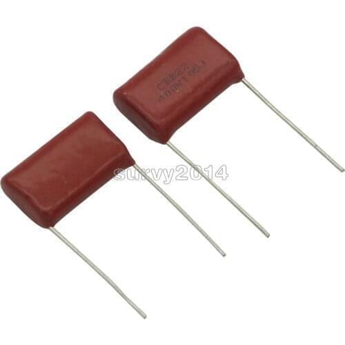 5 PCS NEW CBB22 Capacitor 400V 105J 1uF 400V/105J Pitch 20mm 22*14*7MM