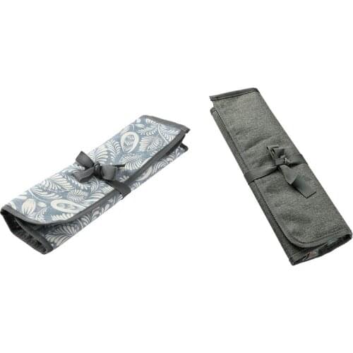 HOT-Empty Knitting Needles Pouch Storage Bag Crochet Hooks Sewing Supplies Organizer for Needle Ruler Sewing Bag