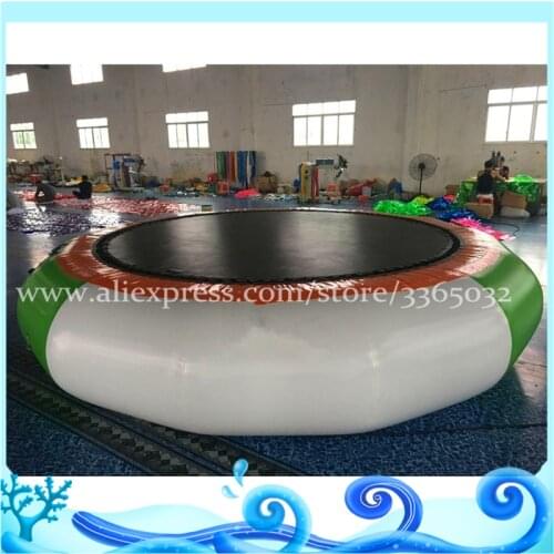 Lake inflatables water games / inflatable water trampoline / Inflatable Entertainment floating island